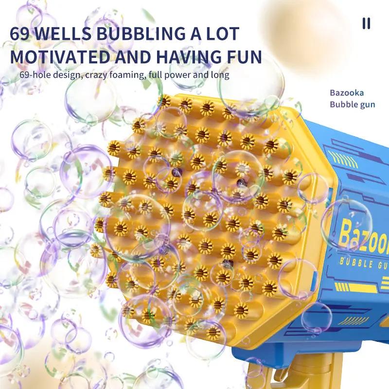 lectric Bubble Gun for Kids – Automatic Bubble Blower Toy with LED Lights - Trendy zone