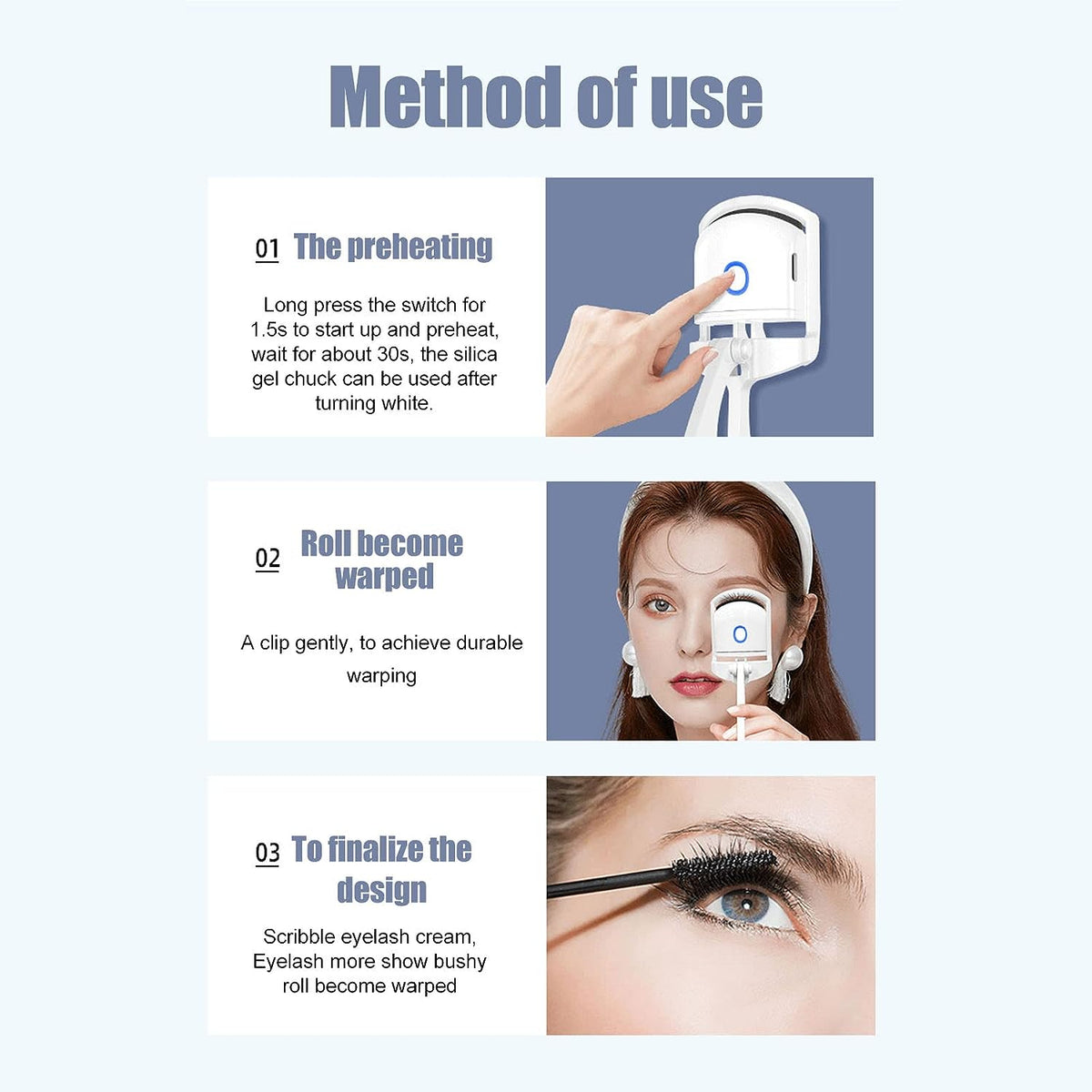 Electric Eyelash Curler Heated Adeeba's Collection