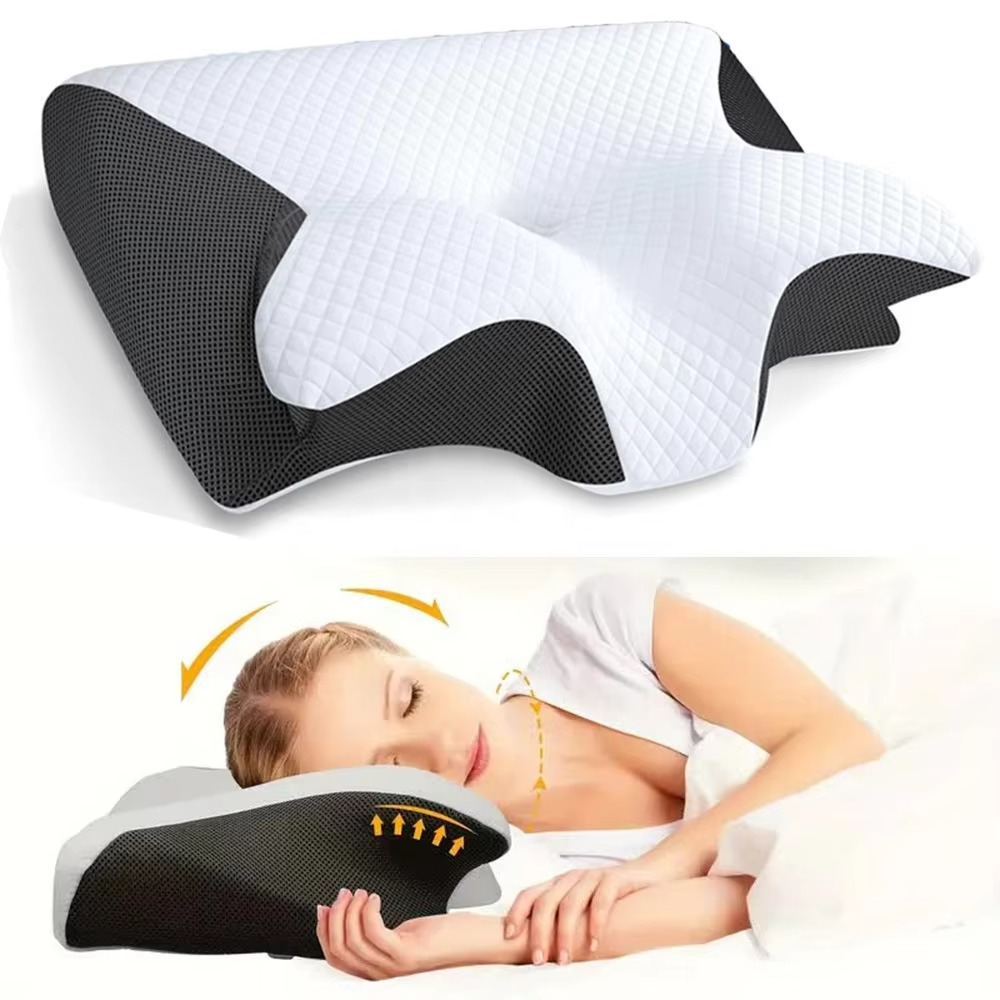 Orthopedic Latex Neck Pillow Slow Reboun